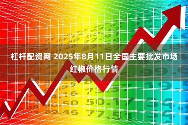 杠杆配资网 2025年8月11日全国主要批发市场红椒价格行情